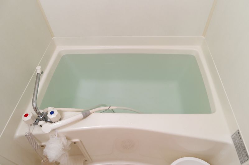 Completed Refinished Bathtub with Accessories