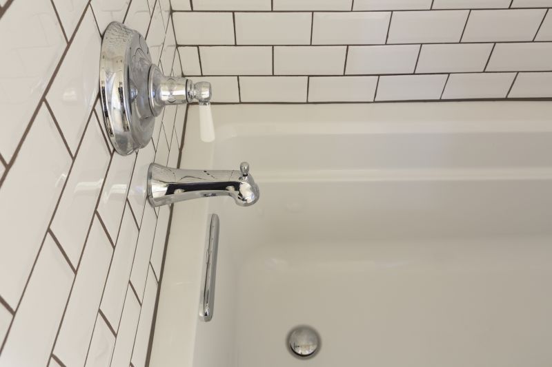 Completed refinished bathtub